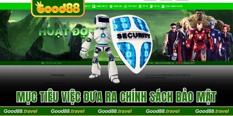 3 mục tiêu chính trong việc áp dụng chính sách bảo mật